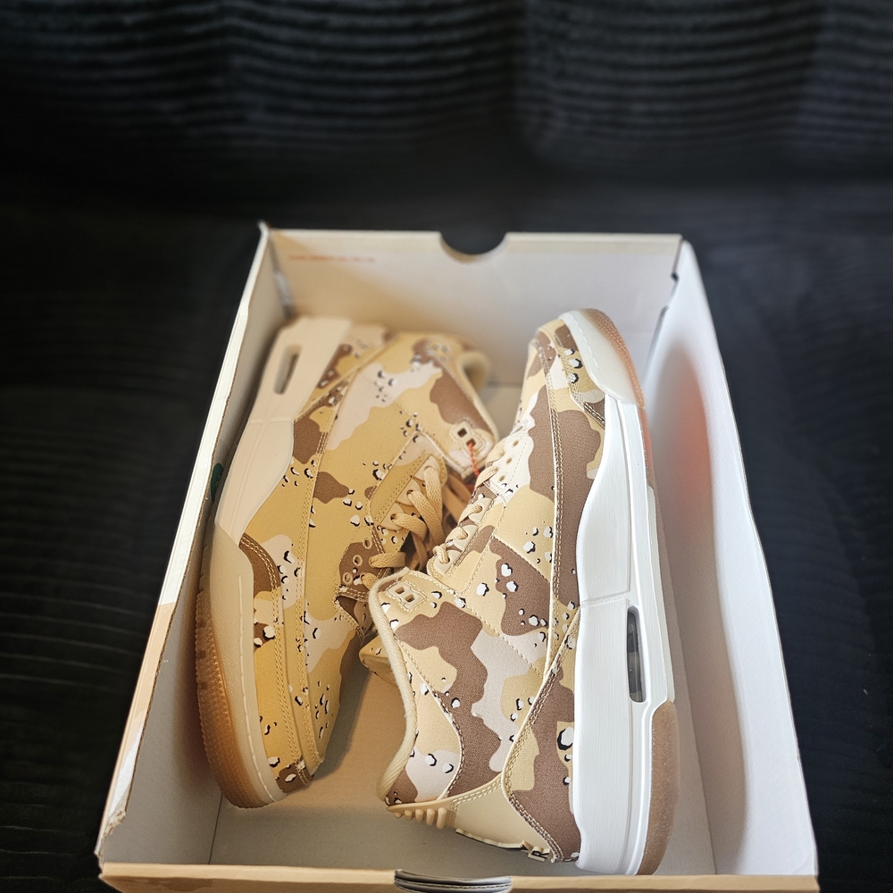 Nike Camouflage Sneakers - Tan and Brown